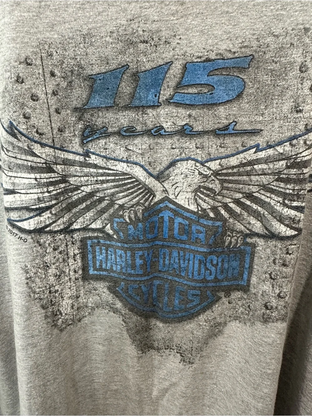 Harley-Davidson Men's 115th Anniversary Long Sleeve T Shirt Sz XL - Picture 4 of 10